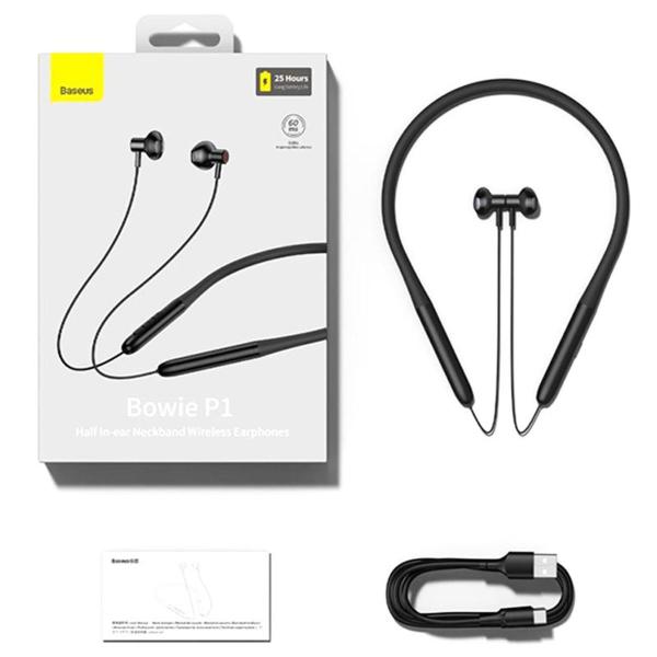 Baseus Bowie P1 Half-In-ear Neckband Wireless Earphone image 2