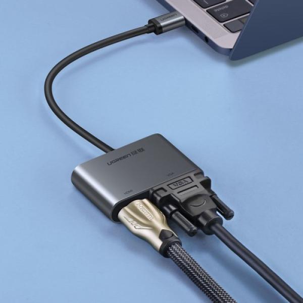 UGREEN CM162 (50505) USB-C to HDMI And VGA Adapter image 2